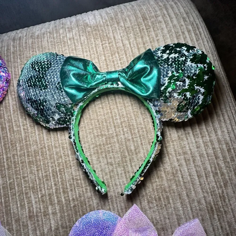 Disney Mouse Ears Headband Bundle Lot of 6 Unicorn Yoda Crown Pink Purple EUC
